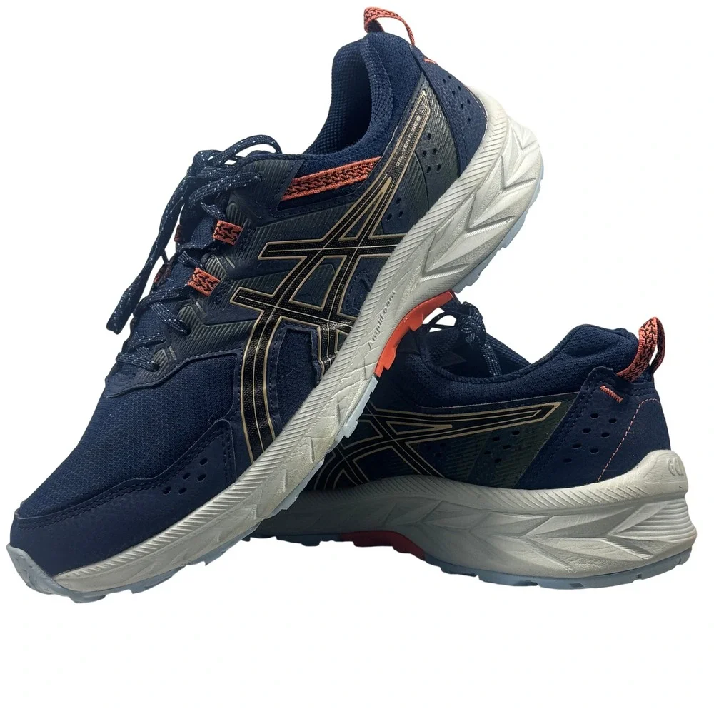 ASICS‎ Gel Venture 9 Men Trail Running Shoes Navy Extra Wide Size 12